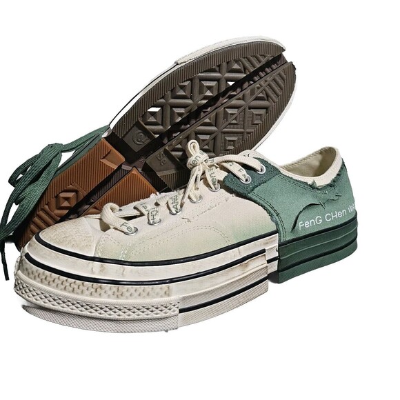 CONVERSE Feng Chen Wang Chuck 2 in 1 Natural Ivory/Myrtle/Egret Size Men's US 12